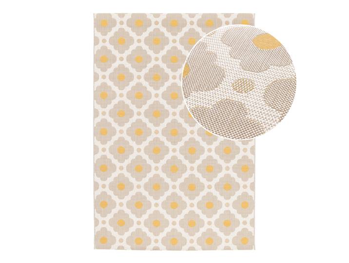 In- und Outdoorteppich Kaive Beige Polyethylenterephthalat 160 x 230cm