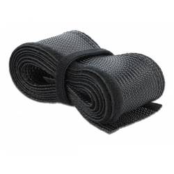 Delock 19050 19050 Geflechtschlauch Schwarz Polyester 5 m 12 mm (max) 1 St.
