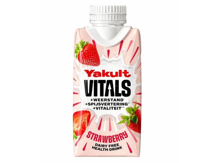Yakult Vitals Aardbeiensmaak 200 ml