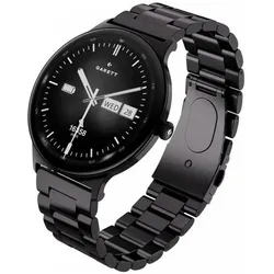 Garett Smartwatch Smartwatch Quantum srebrny stalowy (43 mm, ohne SIM), Smartwatch
