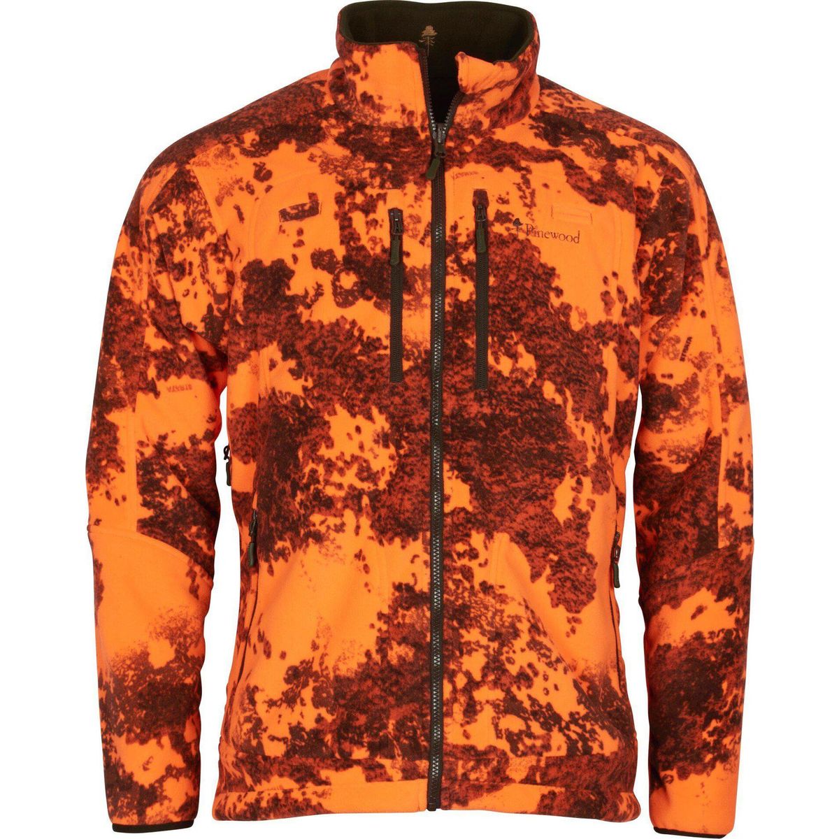 Pinewood Furudal Reversible Camou Fleece Jacket h.brown/strata blaze (269) S 1-56180269005
