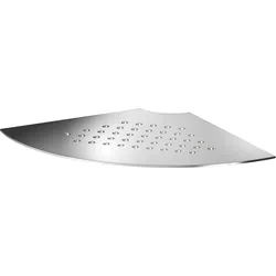 Smedbo SIDELINE - Eckregal zum Einfliesen, Design Löcher. Edelstahl, poliert. DK...