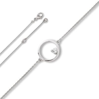 Silberarmband ONE ELEMENT "Zirkonia Armband aus 925 Silber 19 cm", silber, Armbänder, Damen, mit Zirkonia, Silber 925 (Sterlingsilber), Silberarmband, Ausdruck von Individualität – dezent, bedeutungsvoll, nah am Herzen