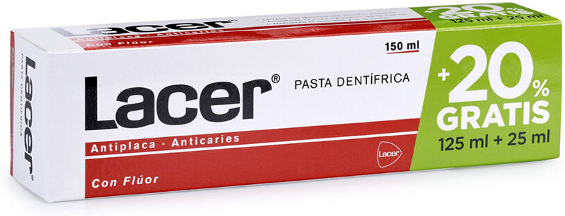 Lacer Promo Dentifrice 125 ml + 25 ml