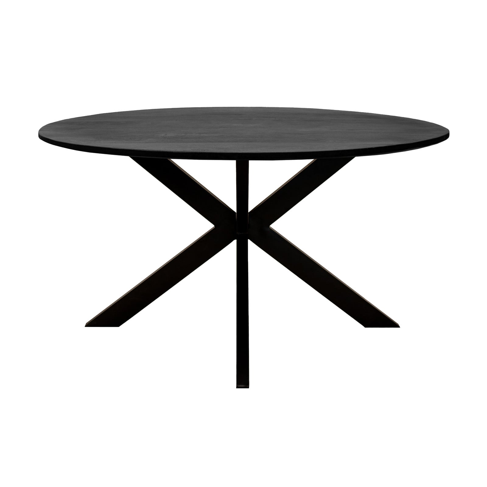 Kick Collection eettafel Jake rond - 140 cm - Zwart