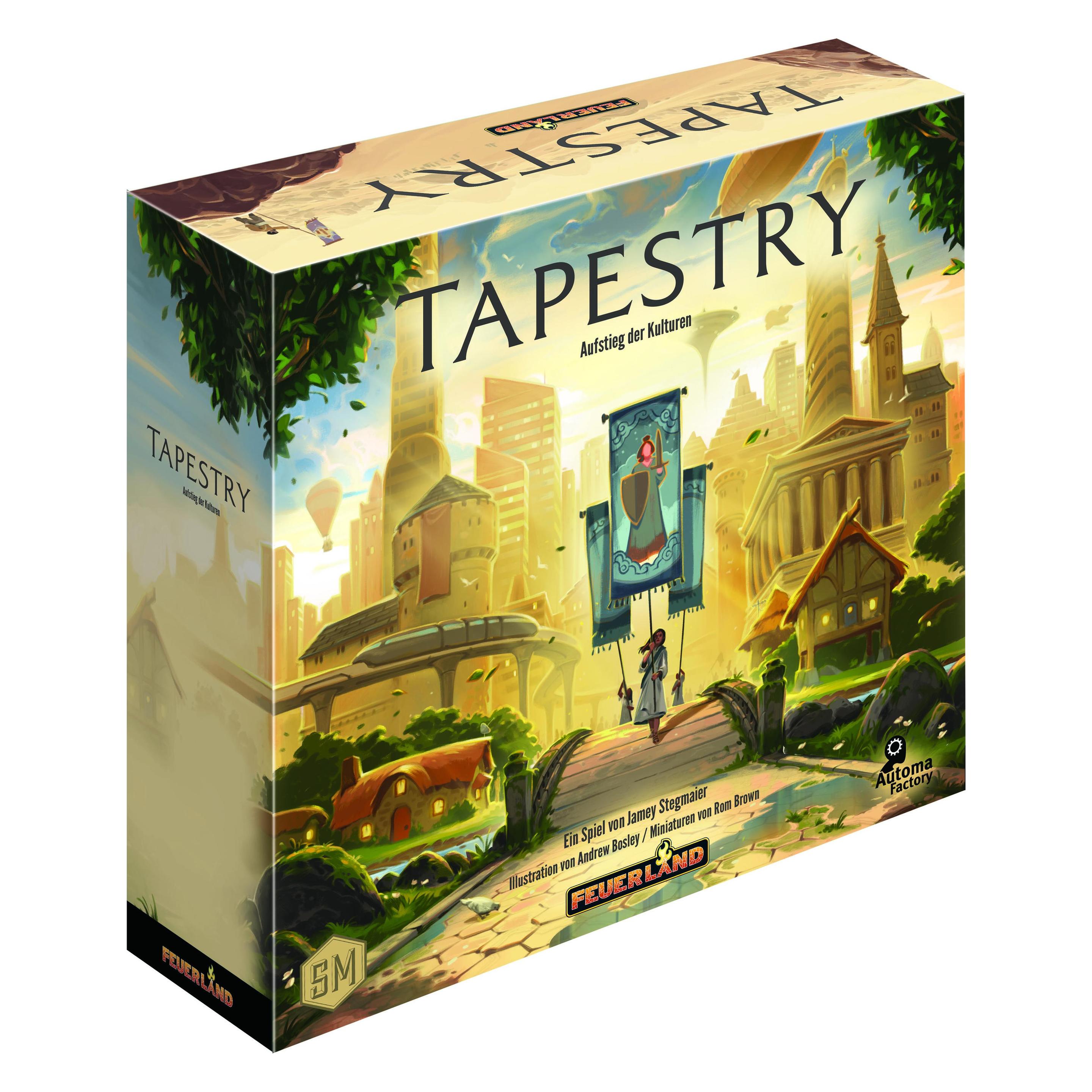 Feuerland FEU63568 - Tapestry, Brettspiel, 1-5 Spieler, ab 12 Jahren (DE-Ausgabe) (Deutsch, 1 - 5 Spieler) (FEU63568)