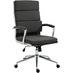 CLP Bürostuhl Cleveland Stoff   Farbe: dunkelgrau, Material: Stoff