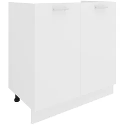 VCM Spülunterschrank Breite 80 cm Spülenschrank Unterschrank Spüle Küche Esilo