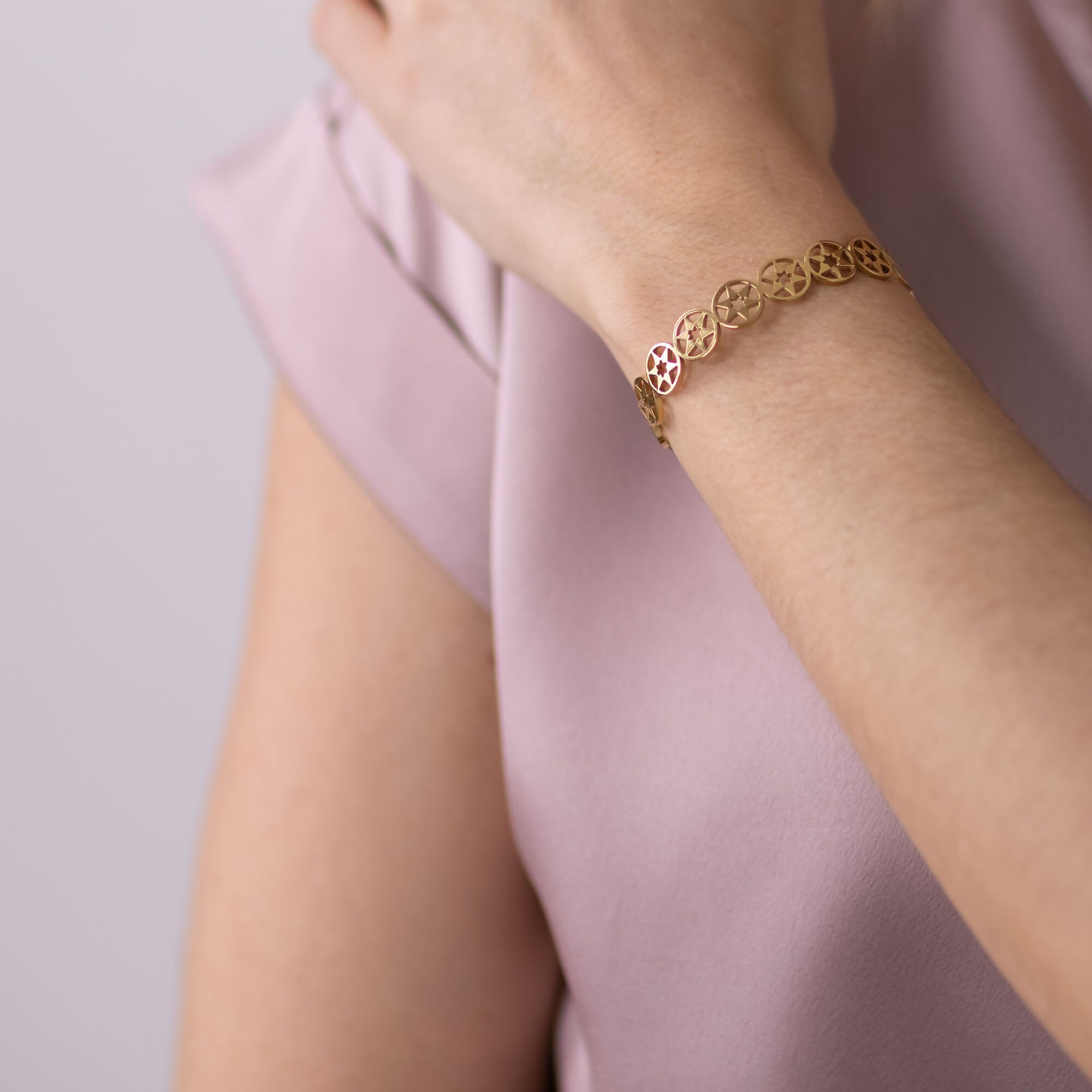 Armreif AILORIA "Armreif ALYNA", silber, Armbänder, Damen, Edelstahl, Armreif