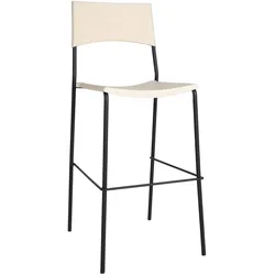 CLP Barhocker Genua Schwarz   Farbe: creme