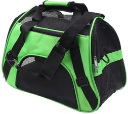 Inspire Curations Portable Mesh Pet Carrier Bag Cat Travel Carrier For Comfortable Trips & Everyday Adventures green m