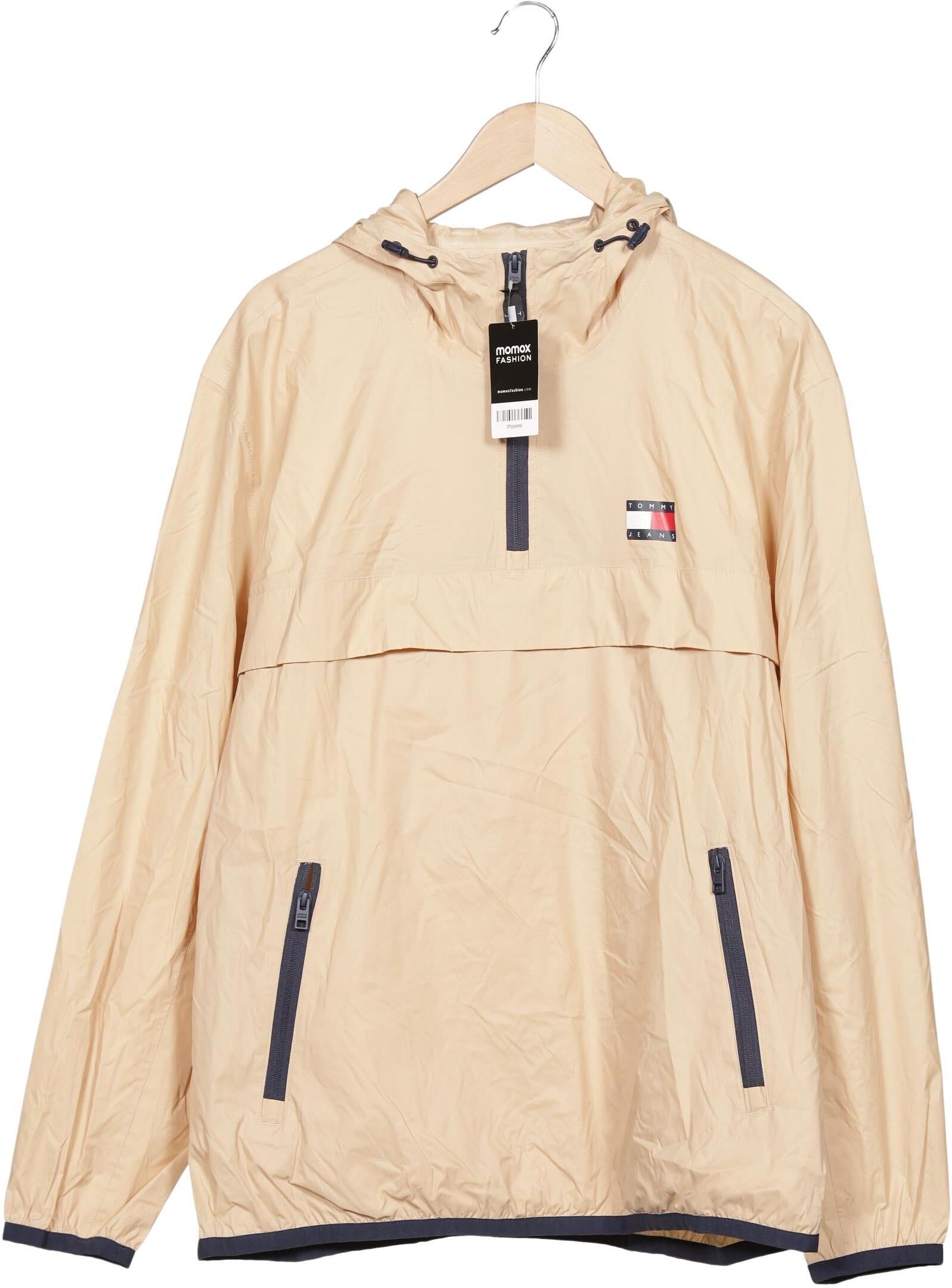 Tommy Jeans Herren Jacke, Beige, Gr. XL, Synthetik - Second Hand