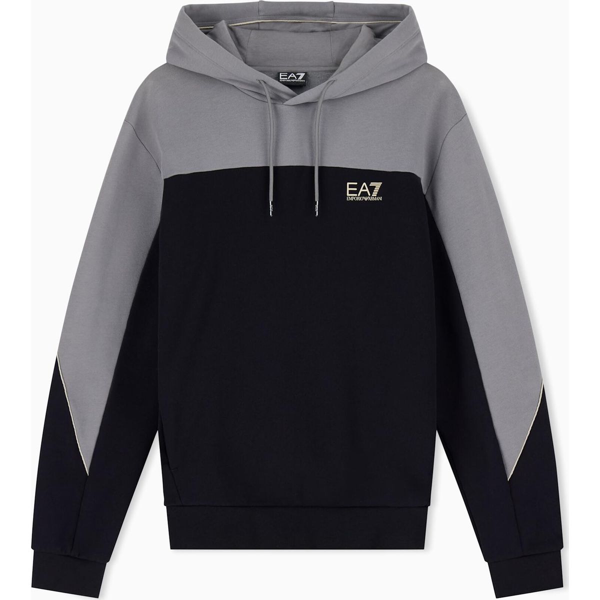 EA7 Train Athletic Colour Block M Hoodie RN black beauty (UC001) L 7M002400 AF10377-UC001-L