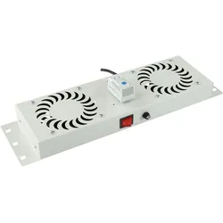 Logon RAF115WH rack-toebehoren Ventilatiepaneel, Serverschrank Zubehör, Weiss