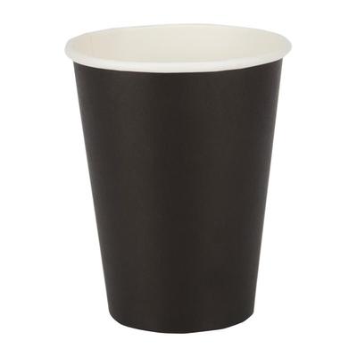 Gastronoble Fiesta Einwandige Heißgetränkebecher - schwarz - 230ml - 2000 Kaffeebecher