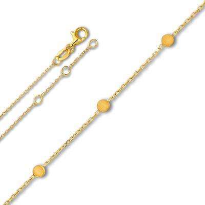 Silberkette ONE ELEMENT "Halskette Rundankerkette aus 925 Silber 45 cm", gold (silber), Halsketten, Damen, Silber 925 (Sterlingsilber), Silberkette, Klassisch & stilvoll – ein Begleiter für viele Anlässe