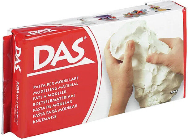 Pâte à modeler Autodurcissante blanche 150 g - DAS