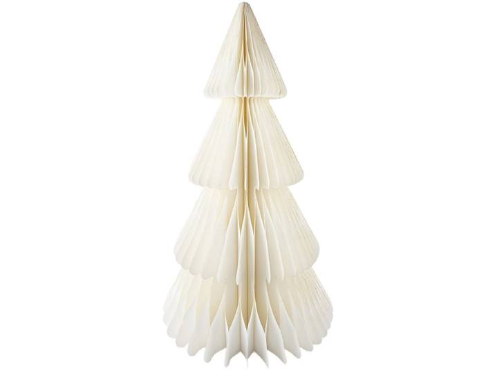Tannenbaum aus Papier MERRY weiss
