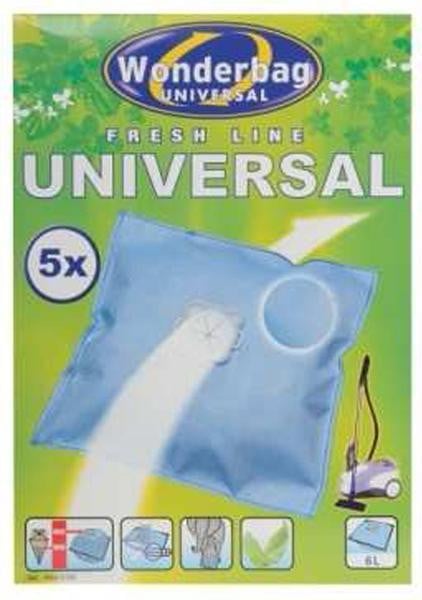 Rowenta WB415120 Stofzuigzakken, Cilindrisch, Blauw, Microvezel, 5 stuks