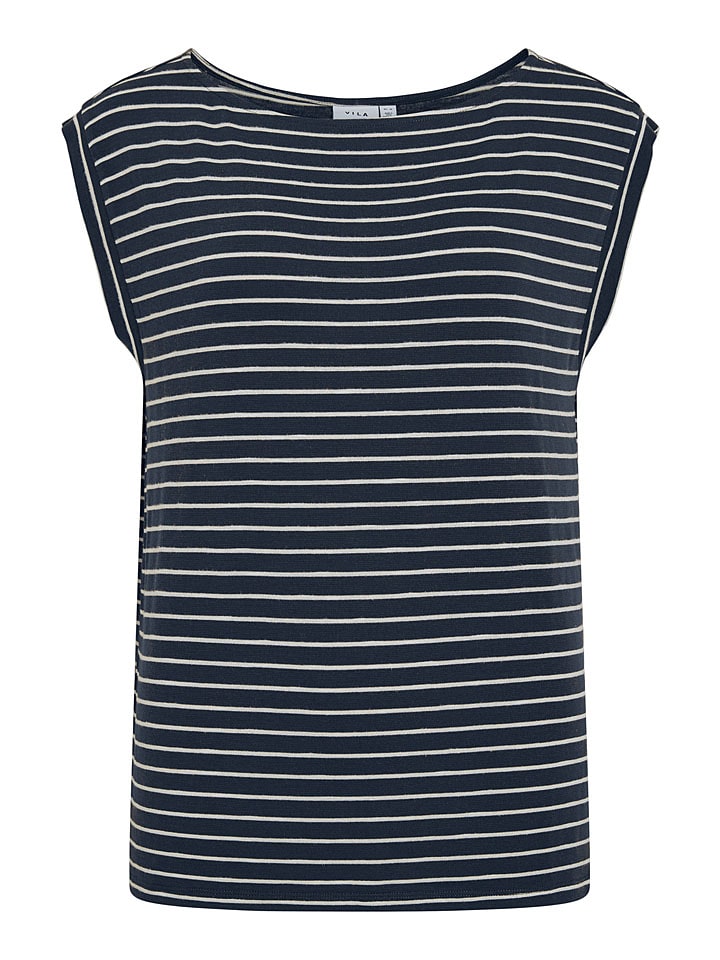 Vila Shirt in Dunkelblau - XL