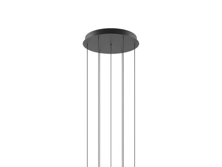 Lodes Baldachin Round Cluster System - Schwarz matt , 7