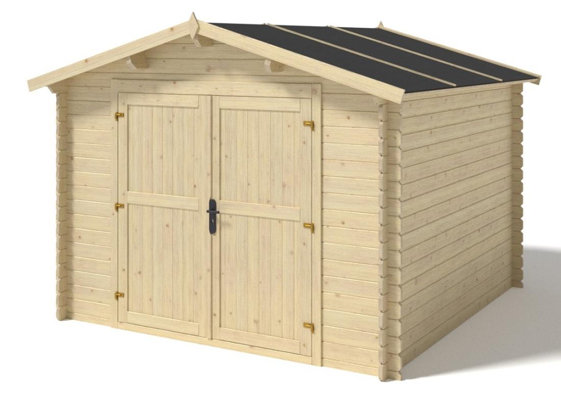 Gartenhaus, Gerätehaus 9m2 - 3x3m - 28mm