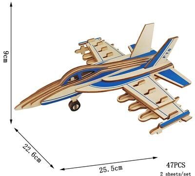 Uplifted Finds Retro Wooden Campervan 3D Car Puzzle DIY Model For Children f18