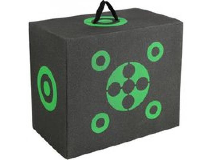 VEVOR Bogenschießen-Zielblock, 40,6 x 45,7 cm, Allseitiger Bogen-Zielblock, Tragbares Outdoor-Bogenschießen-Ziel mit Tragegriff, Einfache Pfeilentfernung, Gute Sichtbarkeit