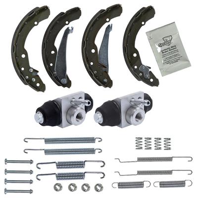 Bestprice Bremsbacken + Radbremszylinder + Zubehör [Hersteller-Nr. 10605324] für VW, Skoda, Seat