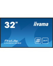 iiyama LH3241S-B2 Kiosk-Design, 80 cm (31.5") LED 1920 x 1080 Pixel 24/7 IPS 16:9 350 cd/m² 1200:1 VGA x1 HDMI x3 Mini Jack x1 RS-232c x1 RJ45 (LAN) x1 IR x1 HDCP 39W Schwarz/Glänzend (LH3241S-B2)
