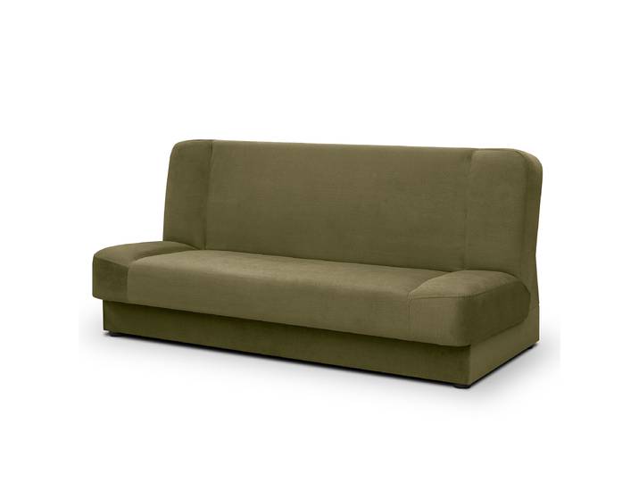 Schlafsofa Grün Samt Cronos 190 x 87 x 85cm mit Schlaffunktion Modern
