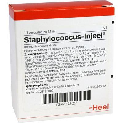 Biologische Heilmittel Heel GmbH STAPHYLOCOCCUS INJEEL Ampullen 10 St 01178527