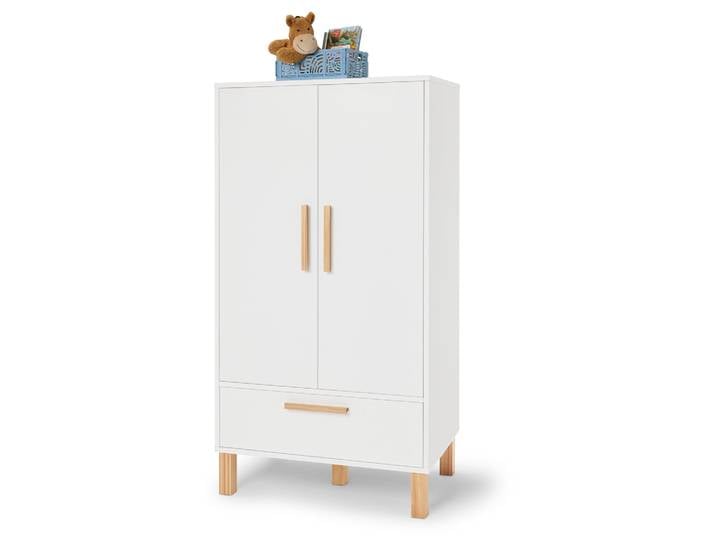 Tchibo - Kinderkleiderschrank »Leira« - 80x50x150,3cm - weiß -