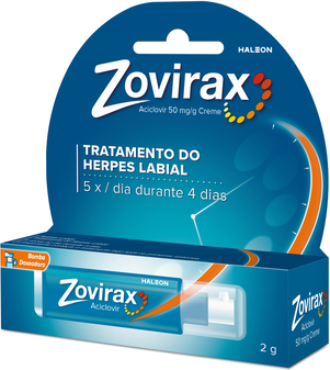 Zovirax Creme Herpes Labial Aciclovir 2 gr