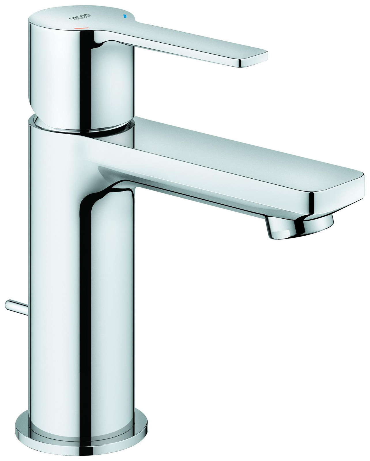 Grohe EH-wastafelkraan Lineare 32109_1 XS-Size chroom met waterbesparende functie en pop-up afvoer