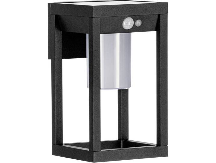 Eglo Solaraussenlampe Martano Schwarz Aluminium B 15 H 27 cm - Lichtfarbe: Helles Neutralweiss