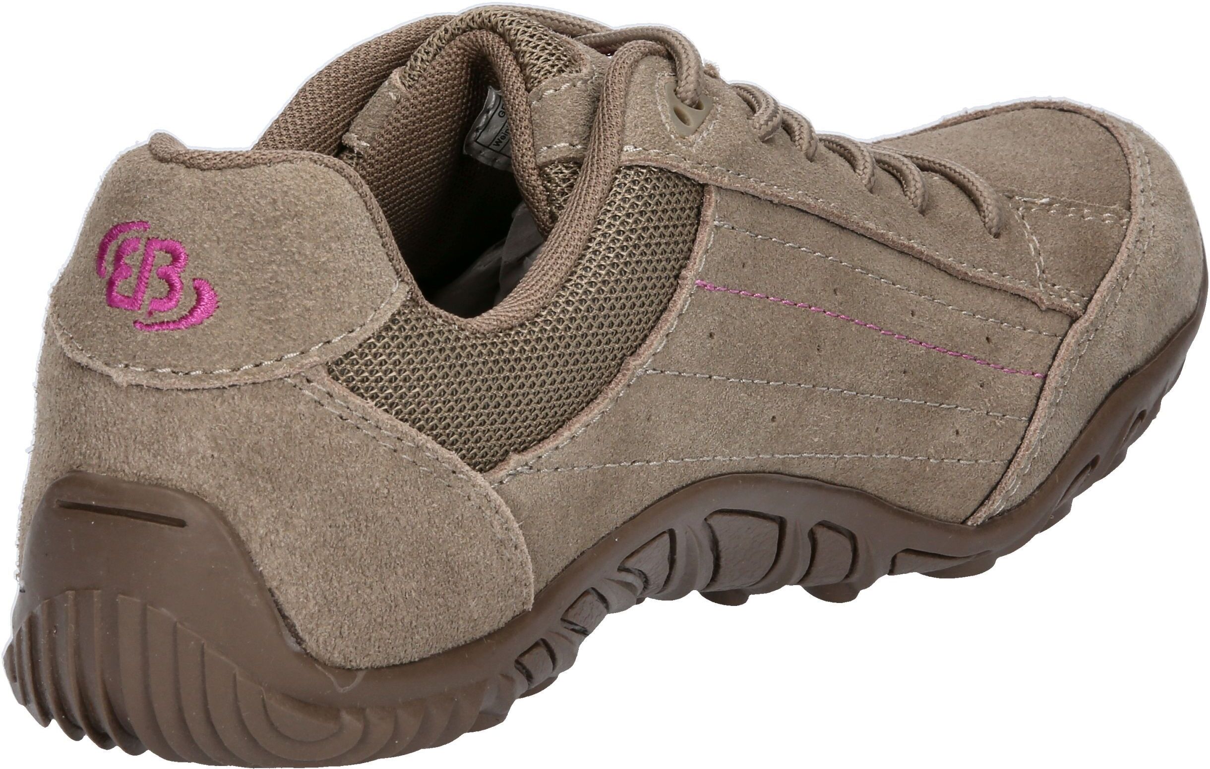 Sneaker BRÜTTING "Freizeitschuh Racewalk", Herren, Gr. 41, grau, Veloursleder, Schuhe Sneaker grau 41