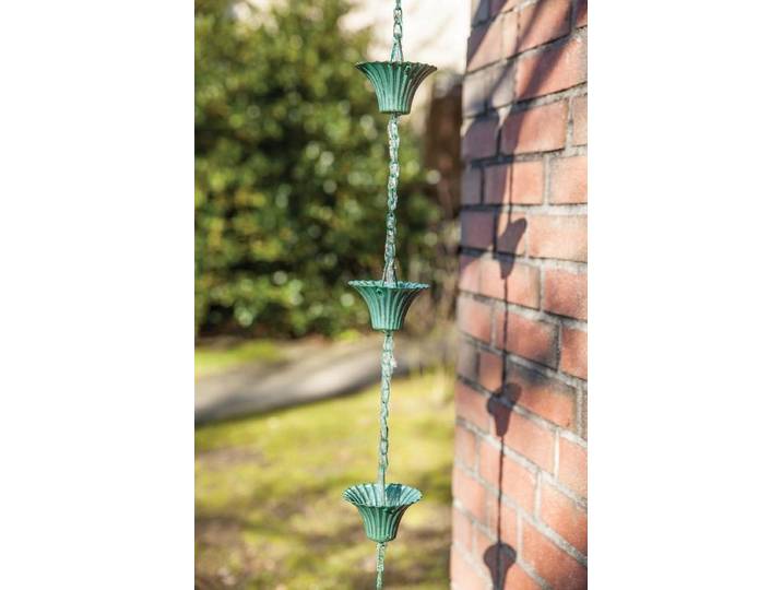 Esschert Design Regenketting 254 Cm Staal Groen