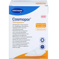 Cosmopor Transparent 5x7.2cm Steril 50 ST