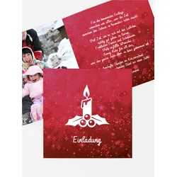 Weihnachtskarten selbst gestalten mit Spruch und Fotos im Onlinedesigner bei Meine-Kartenmanufaktur.de