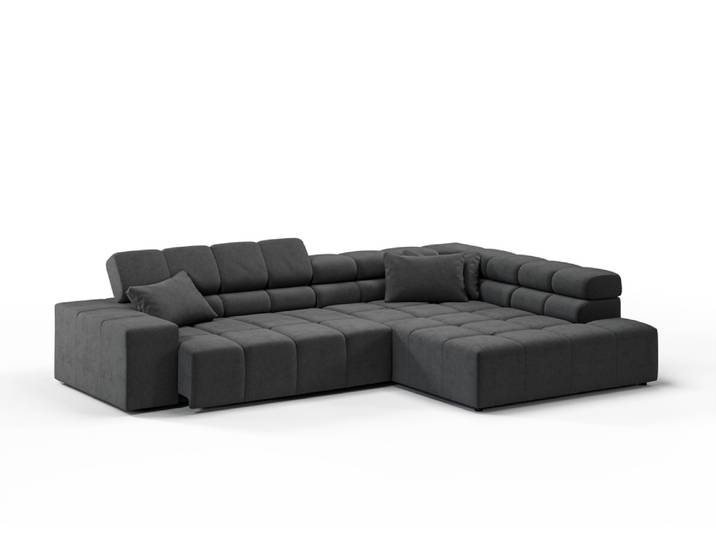 Candy Oregon Matrix Ecksofa motorische Sitztiefenverstellung