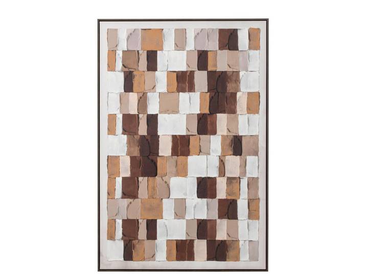 Ambia Home Leinwandbild, Braun, Holz, Kunststoff, 4.3x152.6x102.6 cm, Bilder & Rahmen, Bilder, Wandbilder