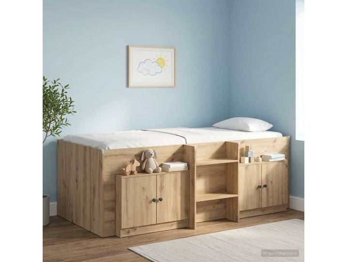 vidaXL Stauraum-Schranks für Hochbett 2 stk. Artisan-Eiche