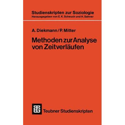 Methoden zur Analyse von Zeitverläufen, Taschenbuch von P. Mitter, Vieweg & Teubner, 978-3-519-00122-5