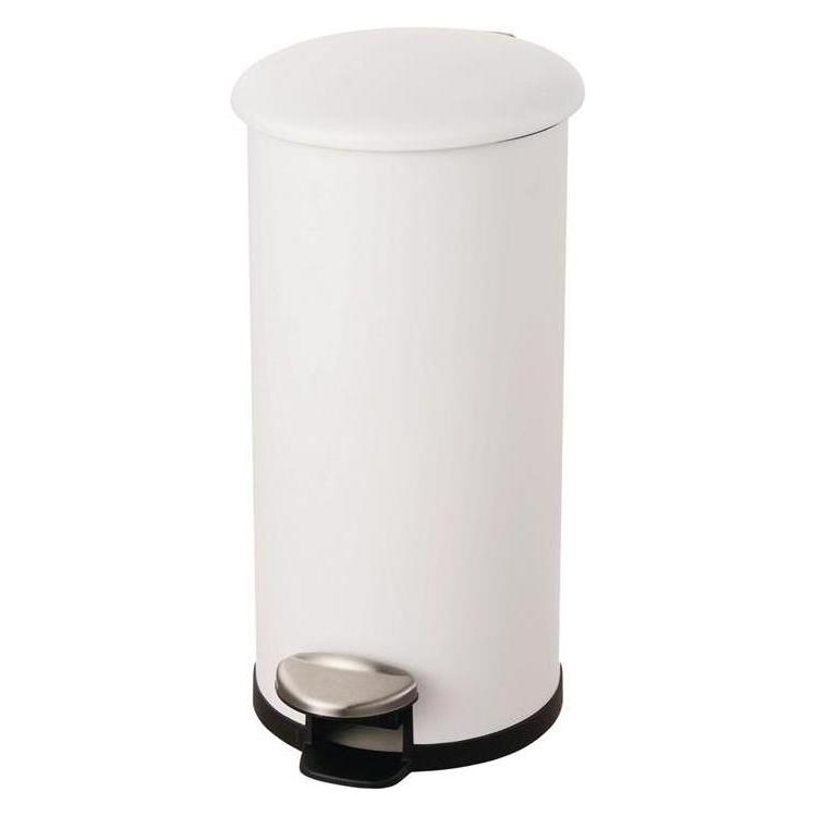 Helit Tretabfallsammler "the zinc" 12 l D211xH423mm Stahl, pulverbeschichtet weiss (12 l) (H2406505)