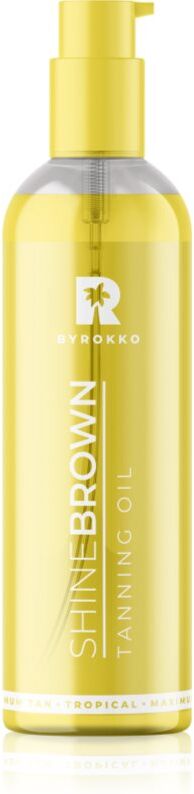 BYROKKO Shine Brown Tanning Oil Produkt zur Beschleunigung und Verlängerung der Bräunung 145 ml
