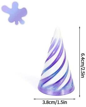 Inspire Select 3D Printed Rotating Spiral Cone Toy Anti Stress Impossible Pyramid Fidget With Bunny Design s12