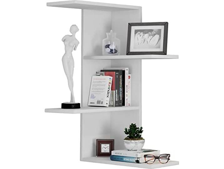 VCM Houten wandplank Hangende plank Hoekplank Wandplank Plank Balos Houten wandplank Hangende plank Hoekplank Wandplank Plank Balos Wit