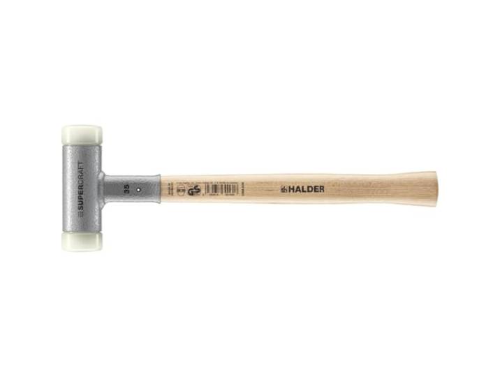Maillet SUPERCRAFT\, avec manche\, vernis\, en Hickory réduisant les vibrations\, ergonomique D=35 mm 3366.035