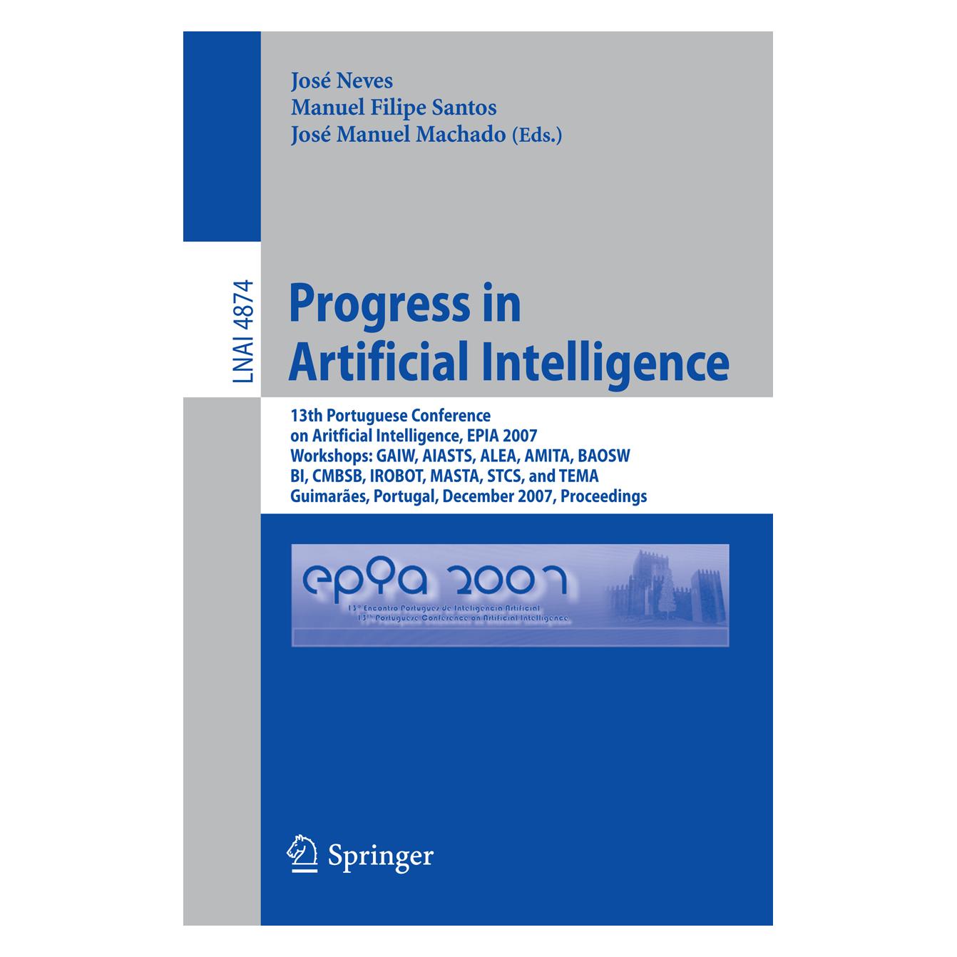 Springer Progress in Artificial Intelligence (Englisch, Softcover, José Maia Neves, José Manuel Machado, Manuel Filipe Santos) (55201843)